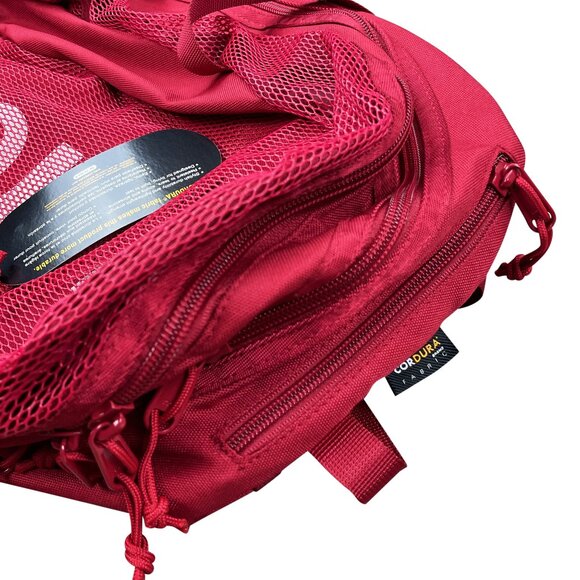 Supreme SS20 Mesh Backpack Dark Red - Picture 7 of 8